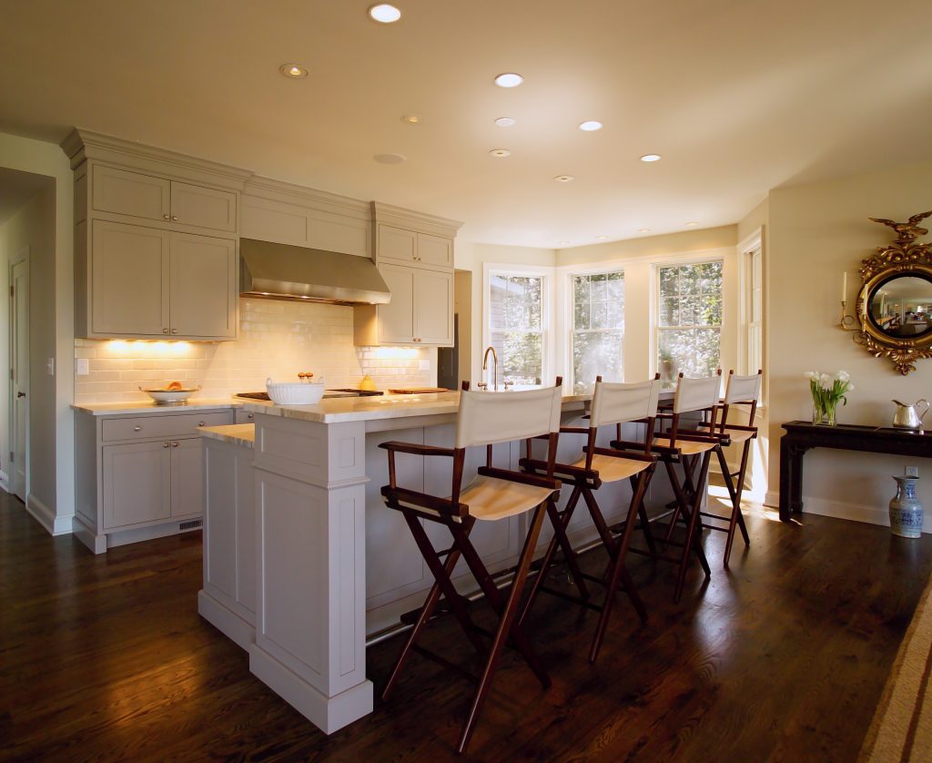 Kitchen island with seating